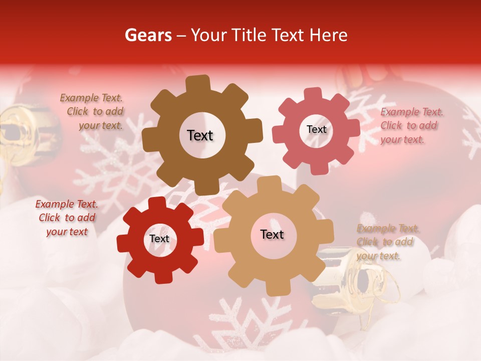 X Mas Xmas Festivities PowerPoint Template