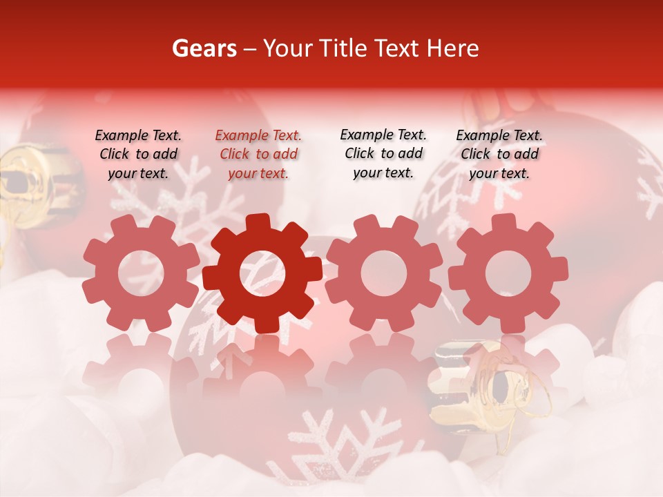 X Mas Xmas Festivities PowerPoint Template