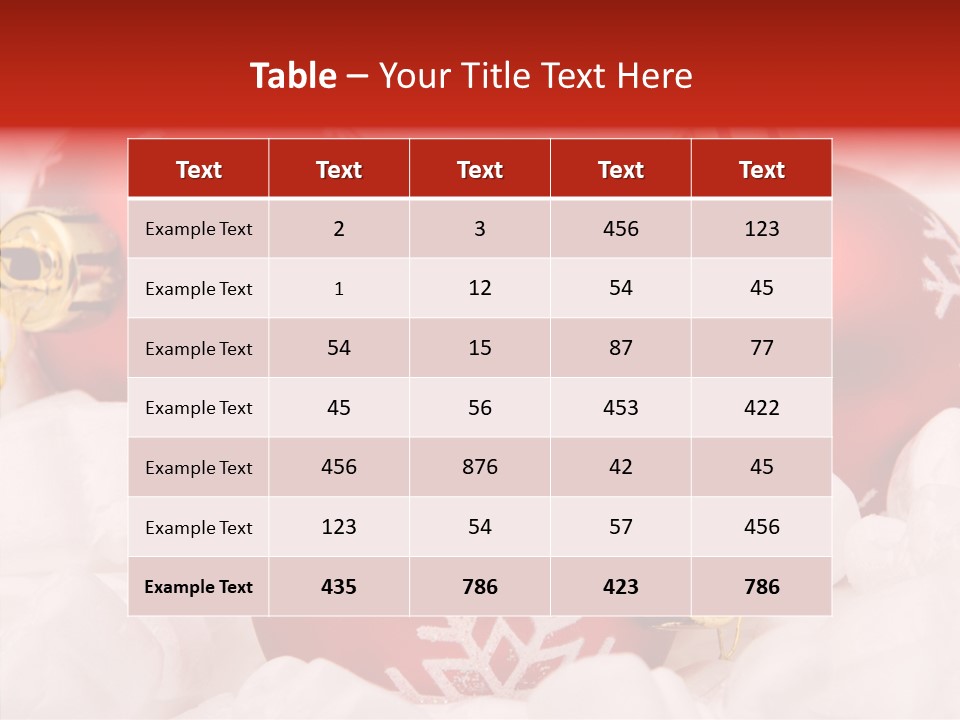 X Mas Xmas Festivities PowerPoint Template