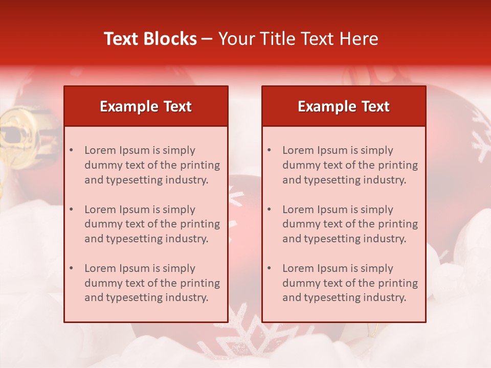 X Mas Xmas Festivities PowerPoint Template
