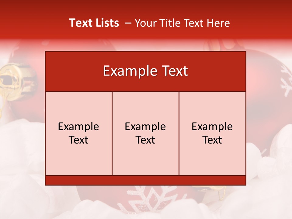 X Mas Xmas Festivities PowerPoint Template