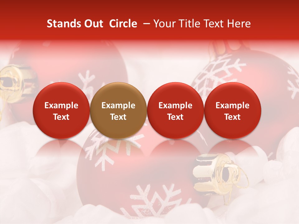 X Mas Xmas Festivities PowerPoint Template