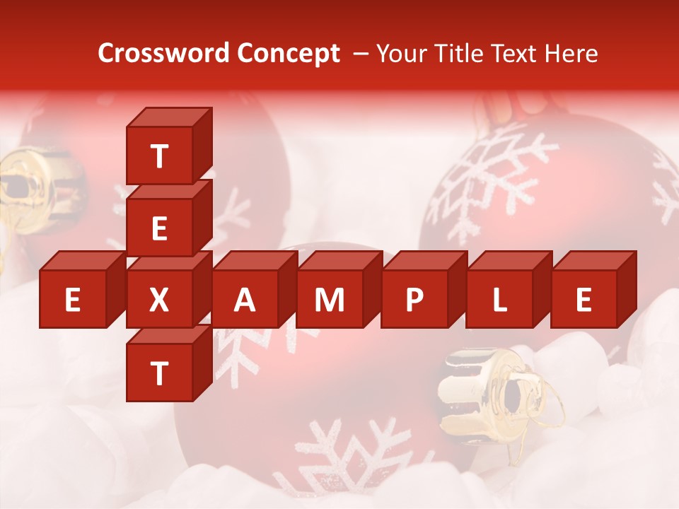 X Mas Xmas Festivities PowerPoint Template