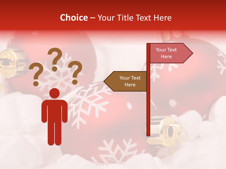 X Mas Xmas Festivities PowerPoint Template