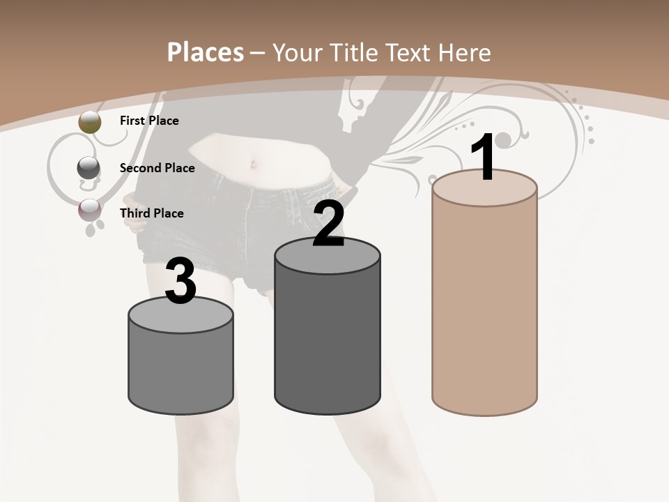 Cosmetics Red Lipstick PowerPoint Template