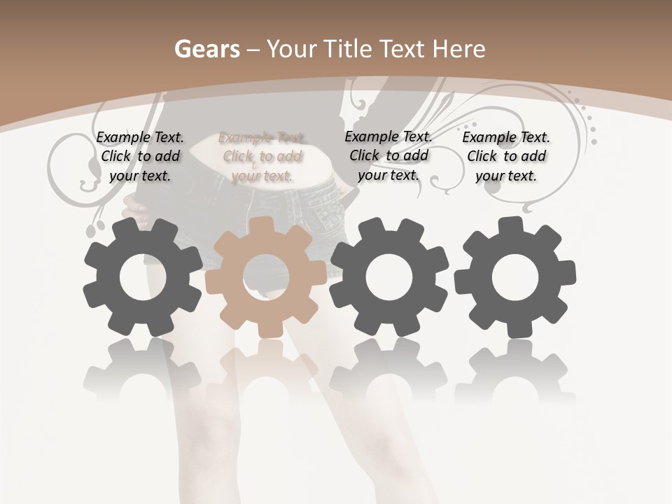 Cosmetics Red Lipstick PowerPoint Template