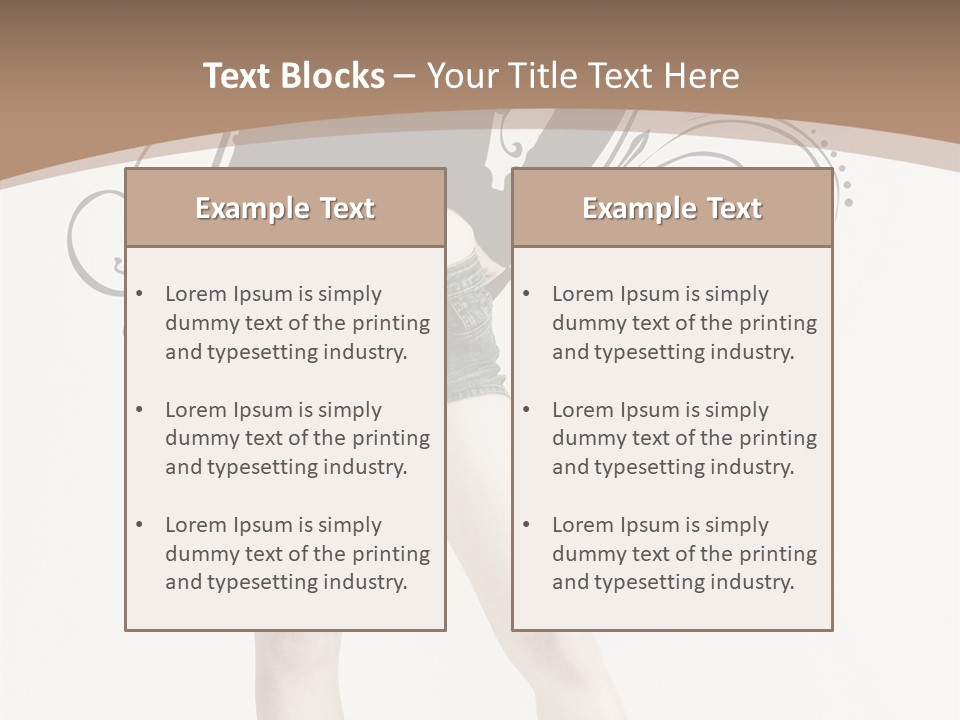 Cosmetics Red Lipstick PowerPoint Template
