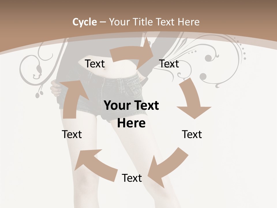 Cosmetics Red Lipstick PowerPoint Template