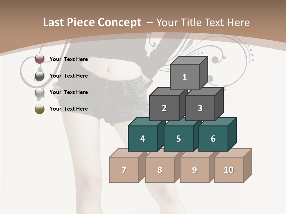 Cosmetics Red Lipstick PowerPoint Template