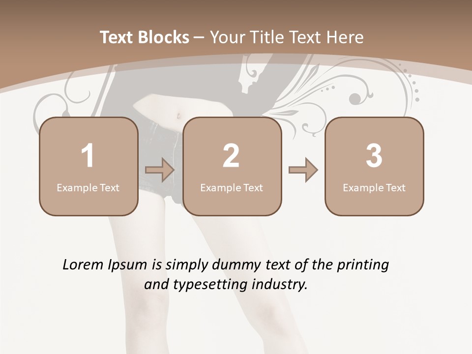 Cosmetics Red Lipstick PowerPoint Template