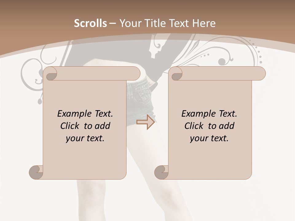 Cosmetics Red Lipstick PowerPoint Template