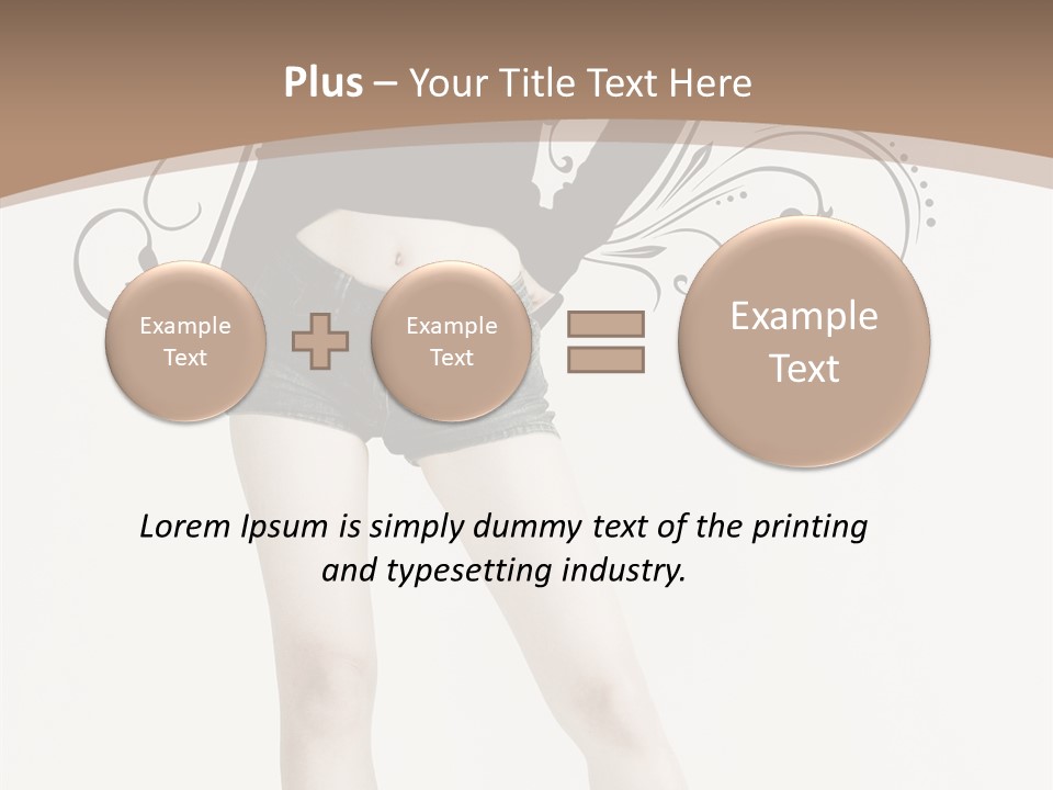 Cosmetics Red Lipstick PowerPoint Template