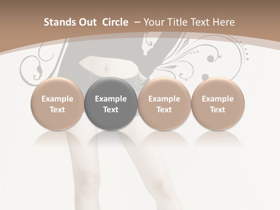 Cosmetics Red Lipstick PowerPoint Template