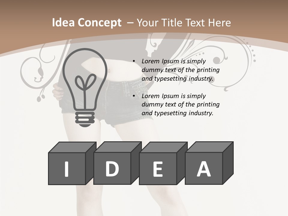 Cosmetics Red Lipstick PowerPoint Template