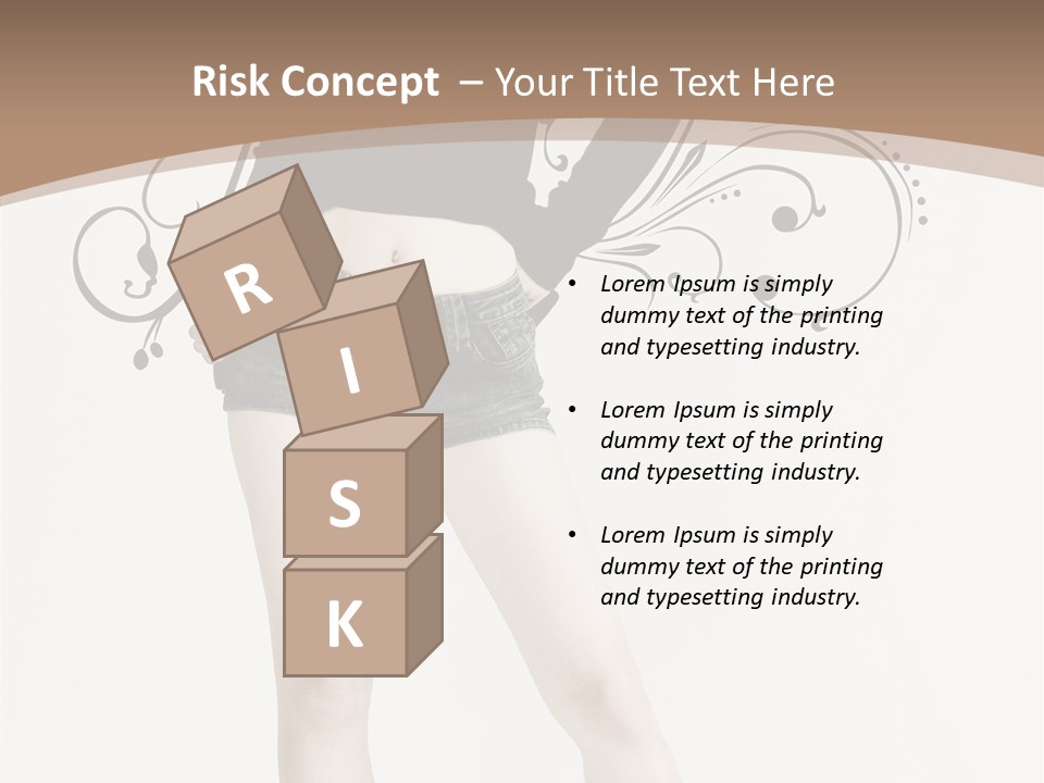 Cosmetics Red Lipstick PowerPoint Template