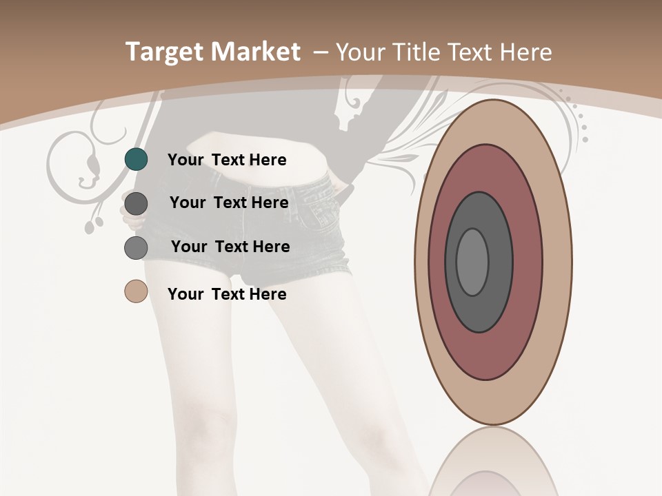 Cosmetics Red Lipstick PowerPoint Template