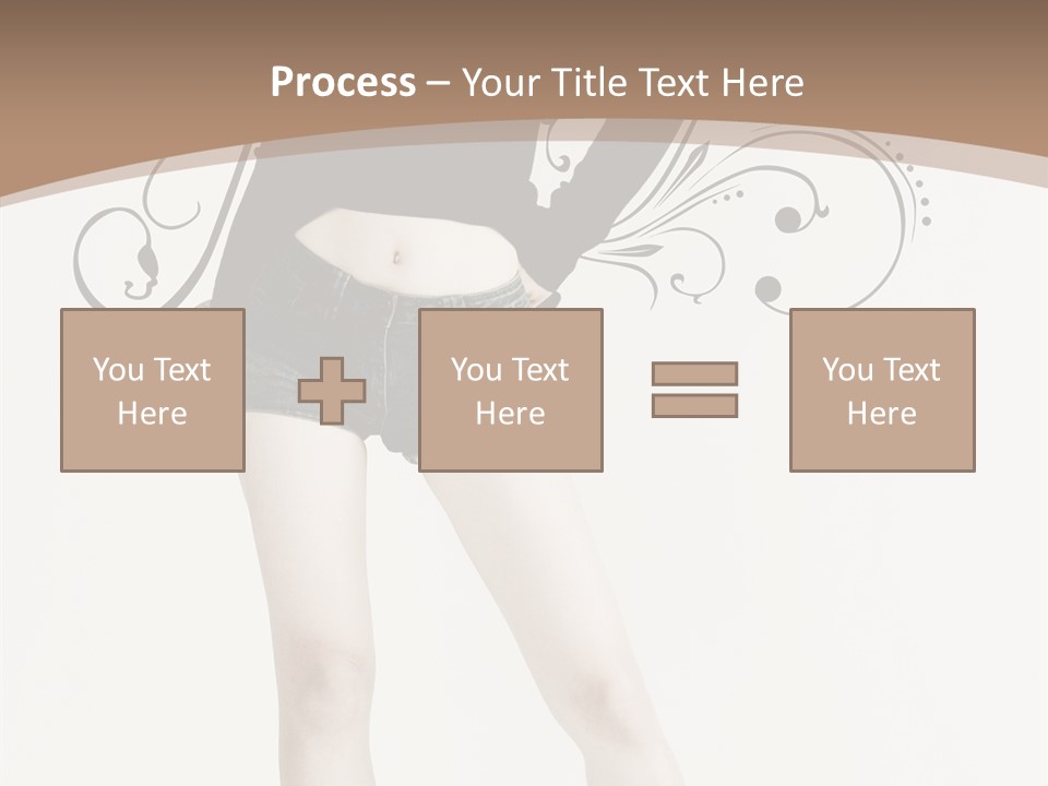 Cosmetics Red Lipstick PowerPoint Template