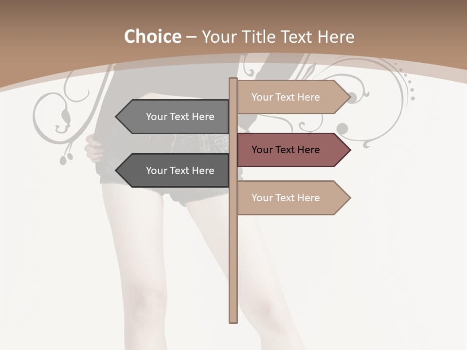 Cosmetics Red Lipstick PowerPoint Template