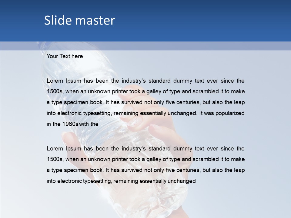 Human Summer Hot PowerPoint Template