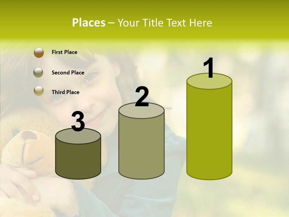 Happiness Summer Doll PowerPoint Template