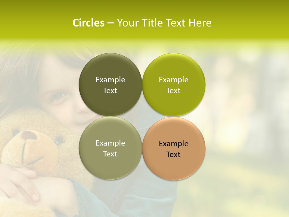 Happiness Summer Doll PowerPoint Template