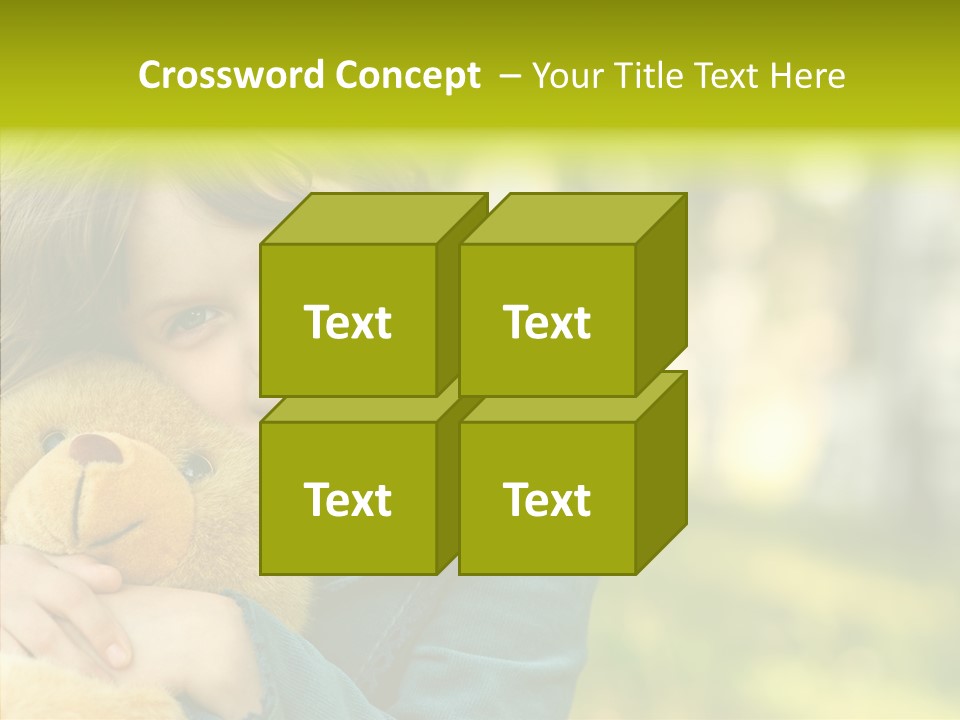 Happiness Summer Doll PowerPoint Template