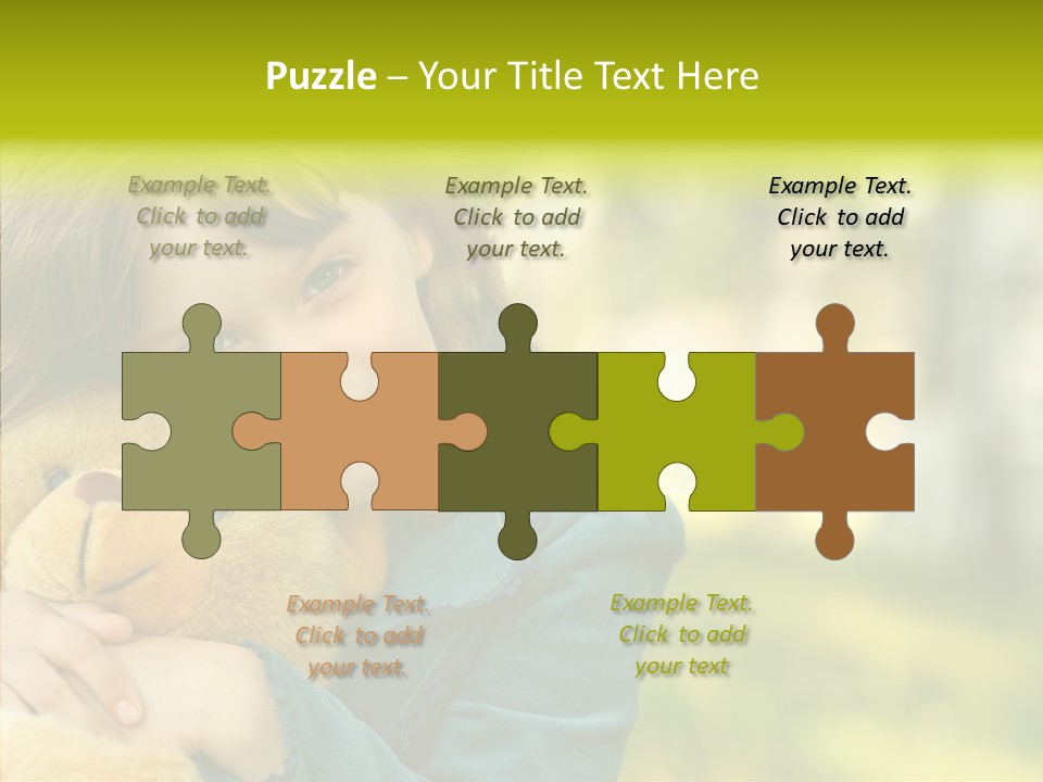 Happiness Summer Doll PowerPoint Template