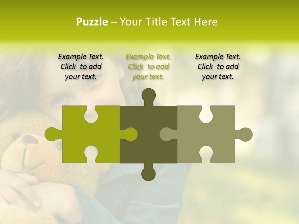 Happiness Summer Doll PowerPoint Template