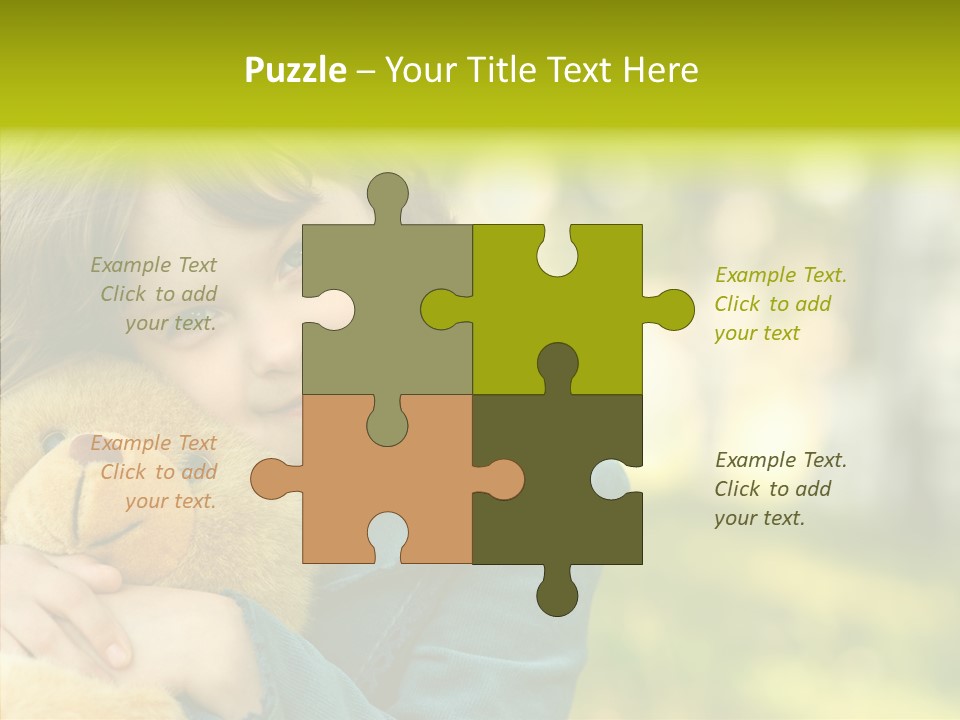 Happiness Summer Doll PowerPoint Template