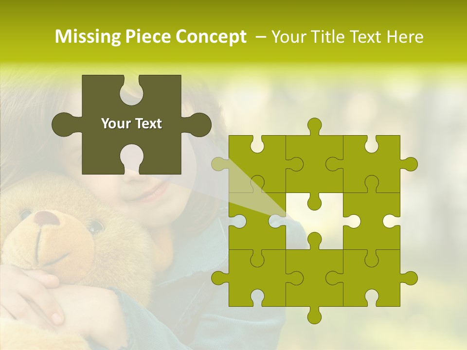 Happiness Summer Doll PowerPoint Template