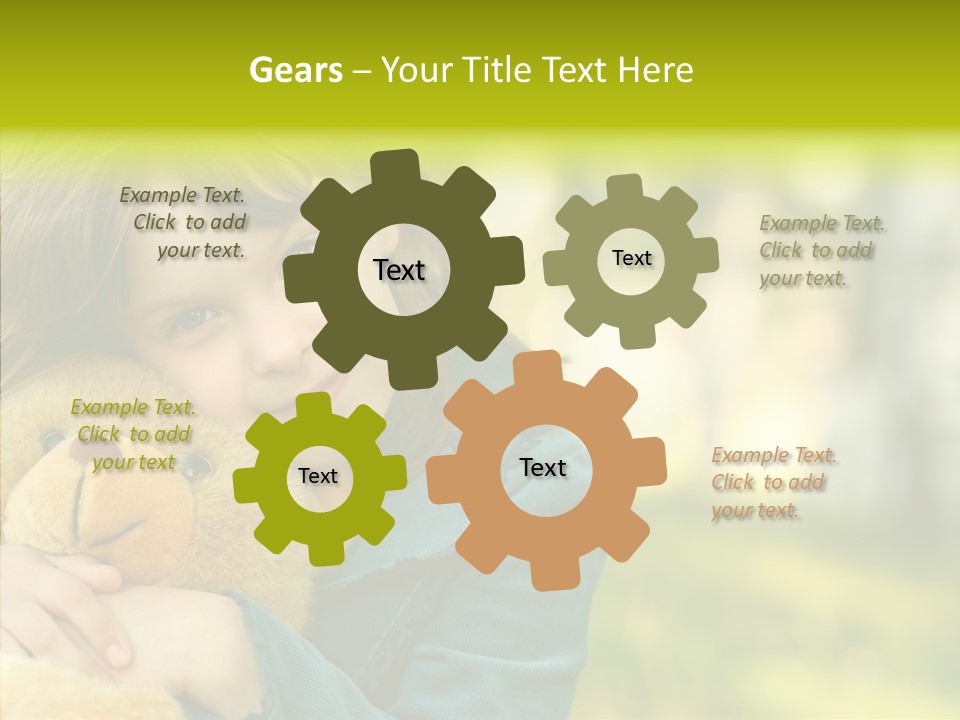 Happiness Summer Doll PowerPoint Template