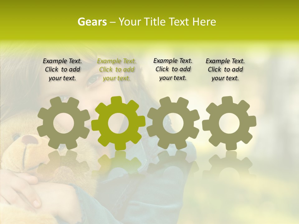 Happiness Summer Doll PowerPoint Template