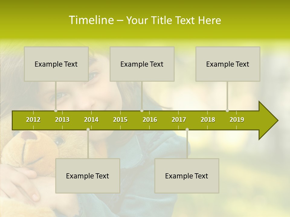 Happiness Summer Doll PowerPoint Template