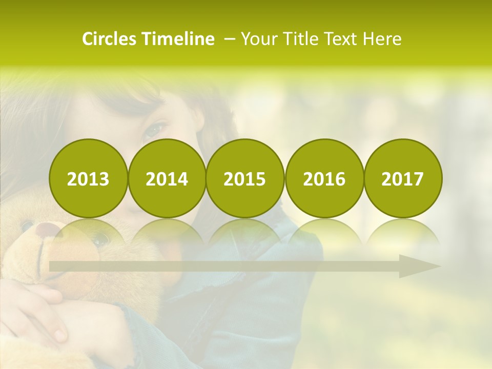 Happiness Summer Doll PowerPoint Template