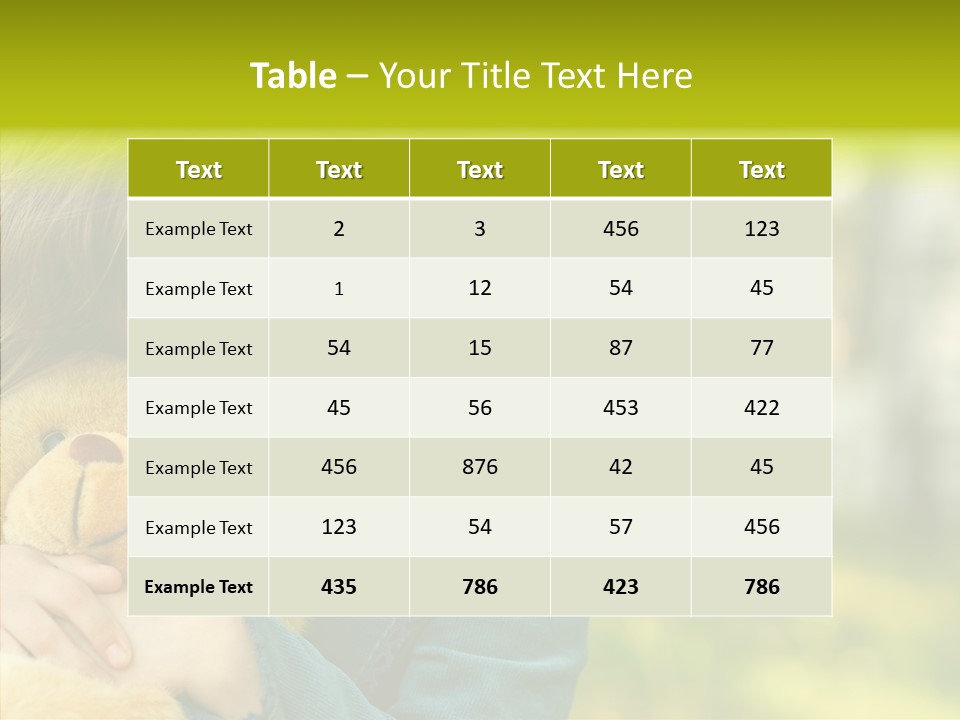 Happiness Summer Doll PowerPoint Template