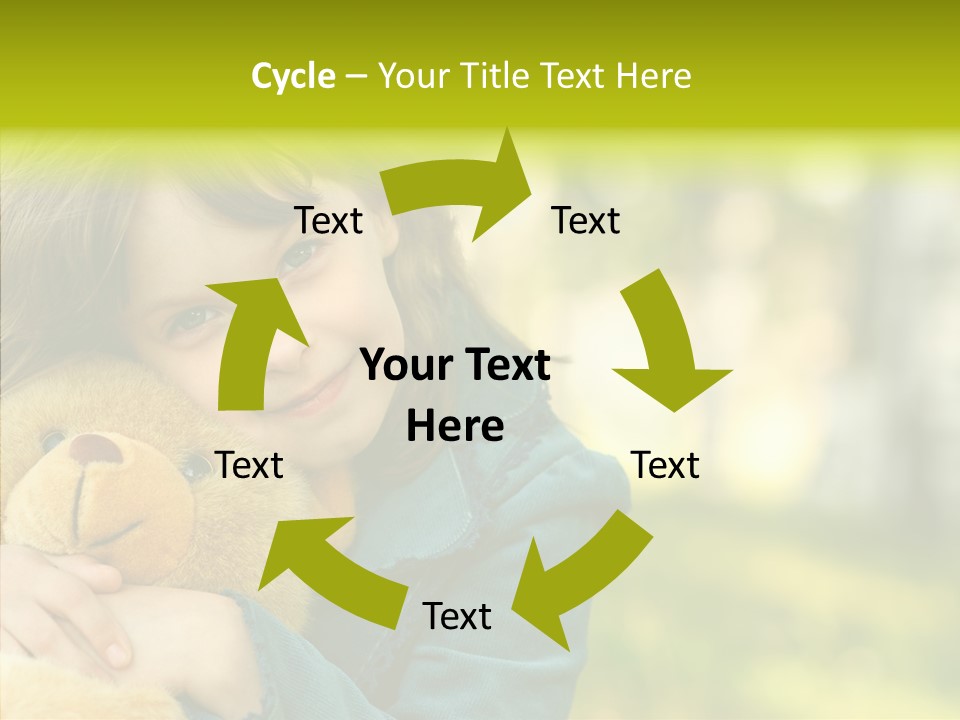 Happiness Summer Doll PowerPoint Template