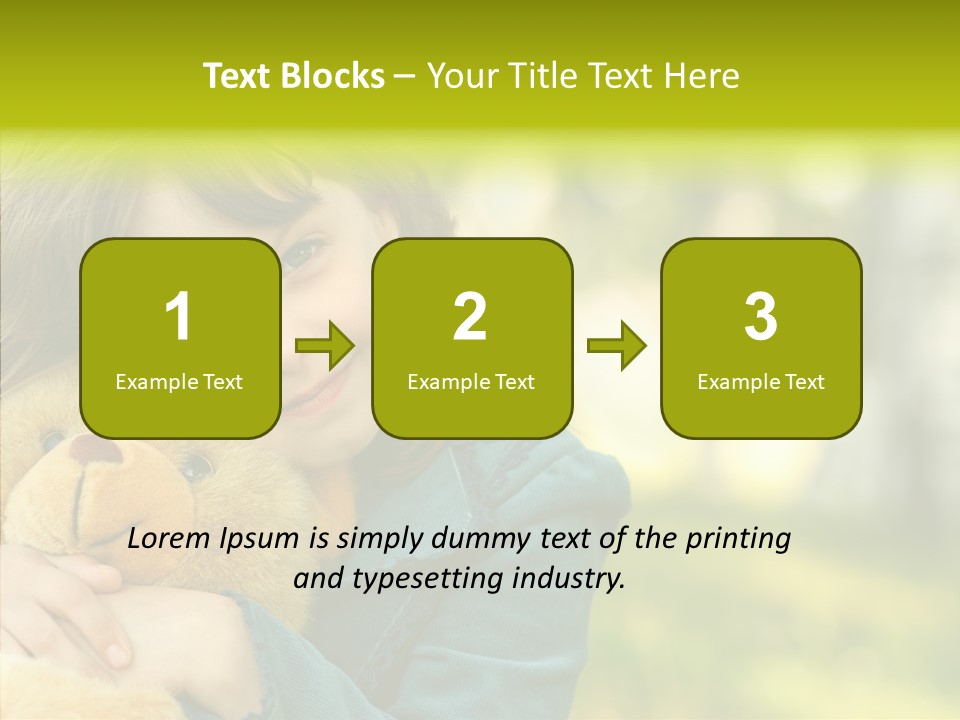 Happiness Summer Doll PowerPoint Template
