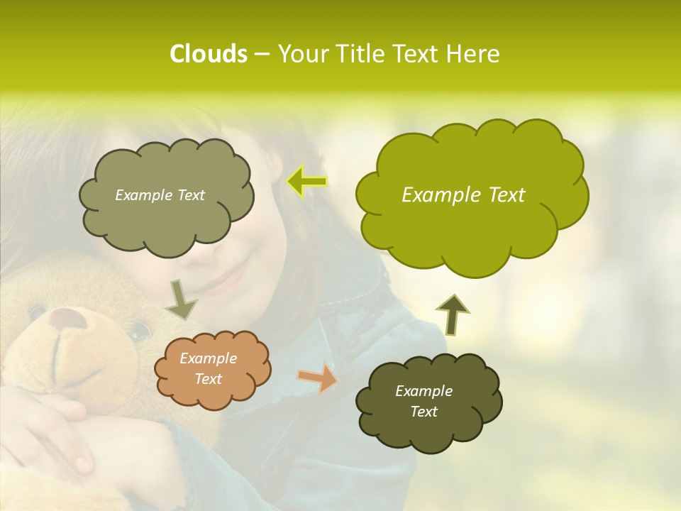 Happiness Summer Doll PowerPoint Template
