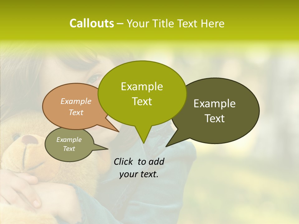 Happiness Summer Doll PowerPoint Template