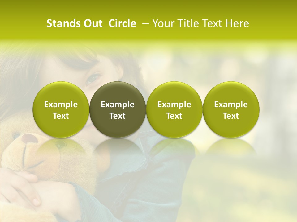 Happiness Summer Doll PowerPoint Template