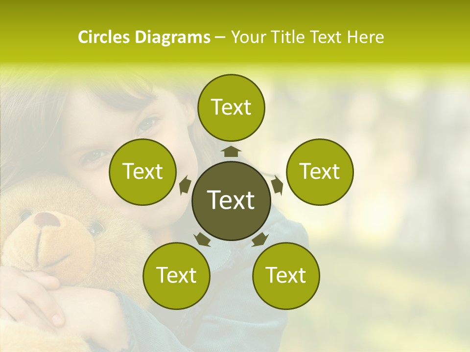 Happiness Summer Doll PowerPoint Template