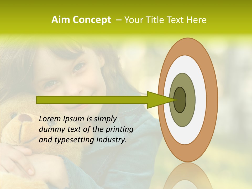 Happiness Summer Doll PowerPoint Template