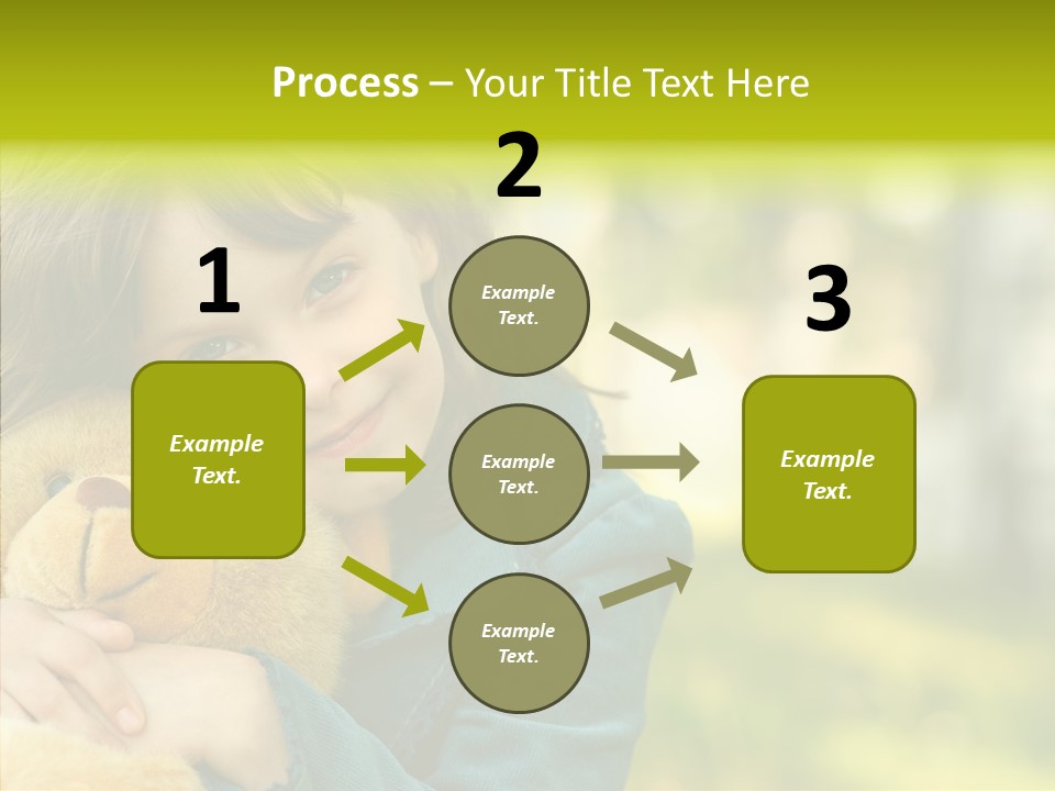 Happiness Summer Doll PowerPoint Template