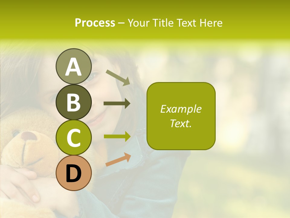 Happiness Summer Doll PowerPoint Template