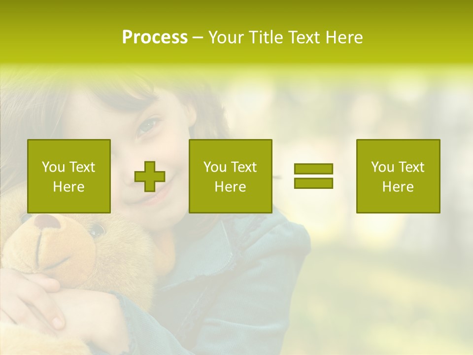 Happiness Summer Doll PowerPoint Template