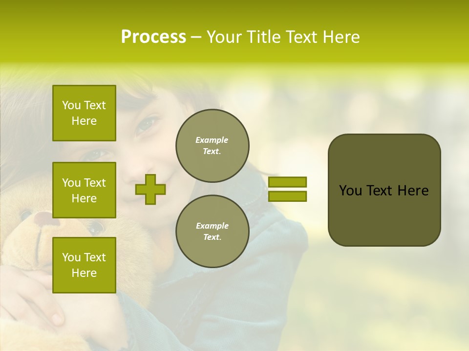 Happiness Summer Doll PowerPoint Template