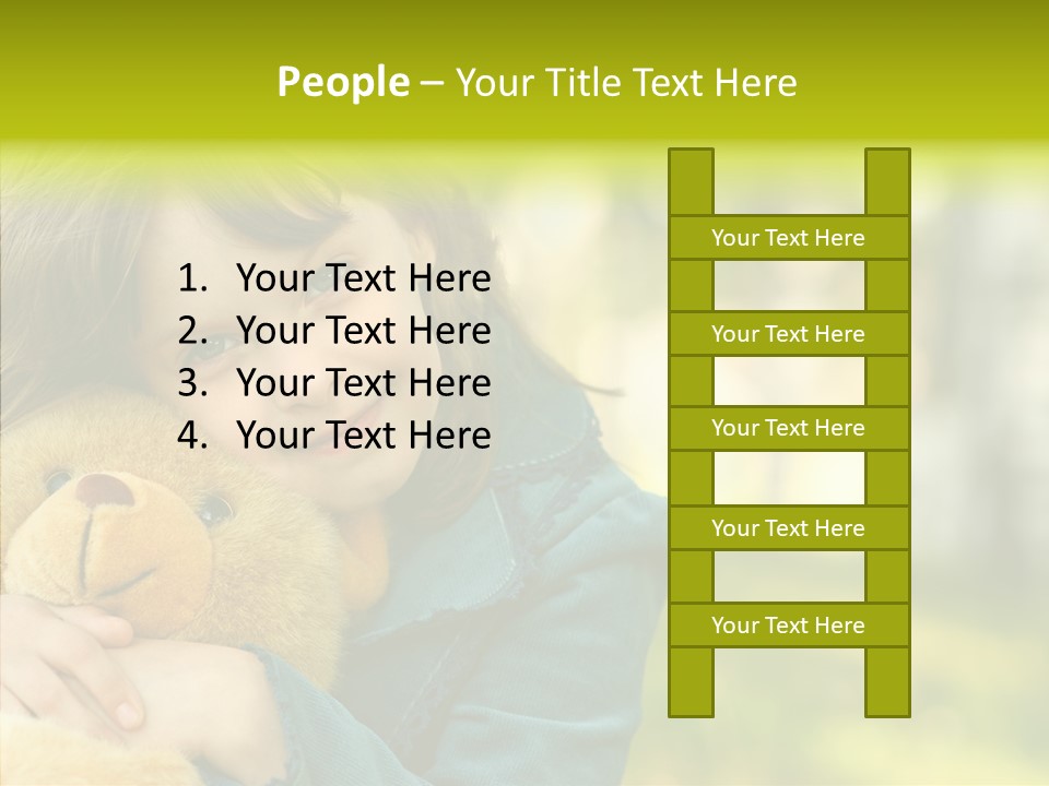 Happiness Summer Doll PowerPoint Template