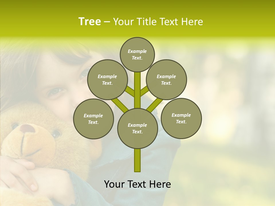 Happiness Summer Doll PowerPoint Template