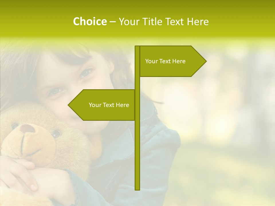 Happiness Summer Doll PowerPoint Template