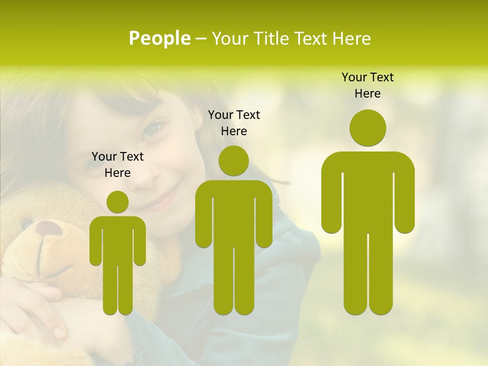 Happiness Summer Doll PowerPoint Template